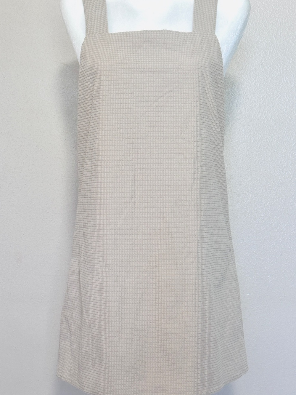 Cupshe Beige Square-Neck Mini Dress